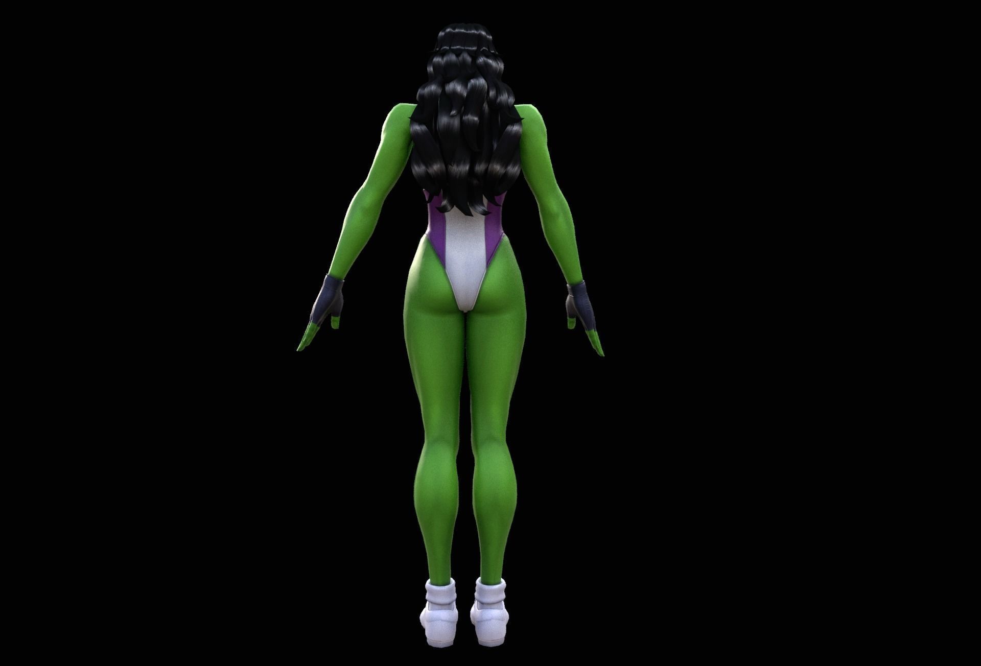 She Hulk 3D model_4