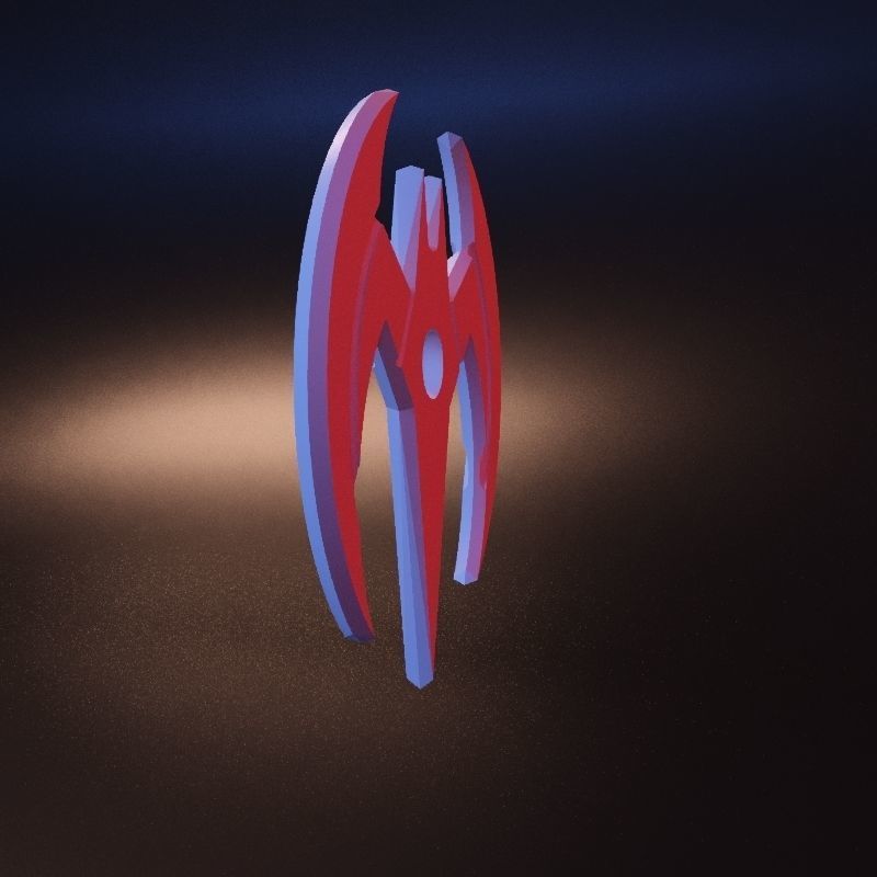 Batman Beyond Batarang stl 3D print model_12