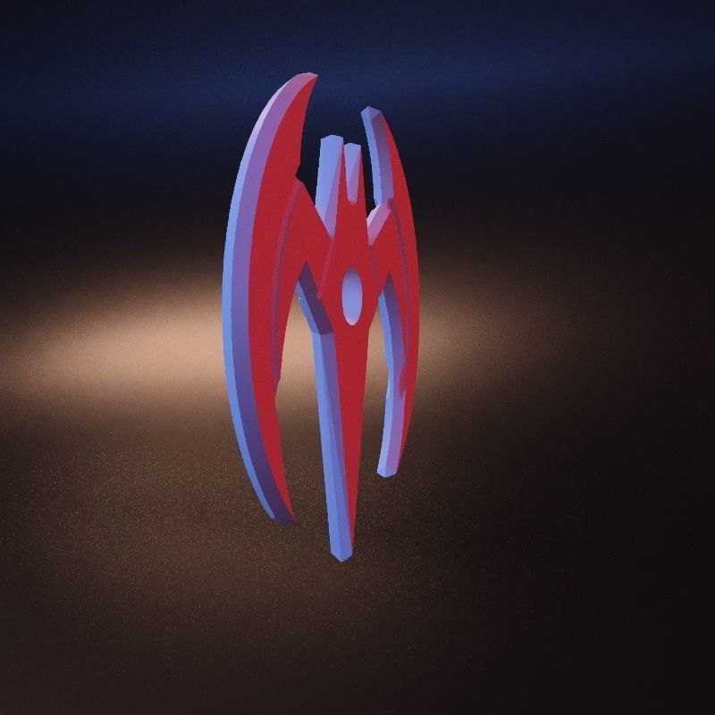 Batman Beyond Batarang stl 3D print model_7