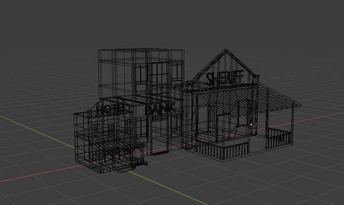 wild west Free 3D model