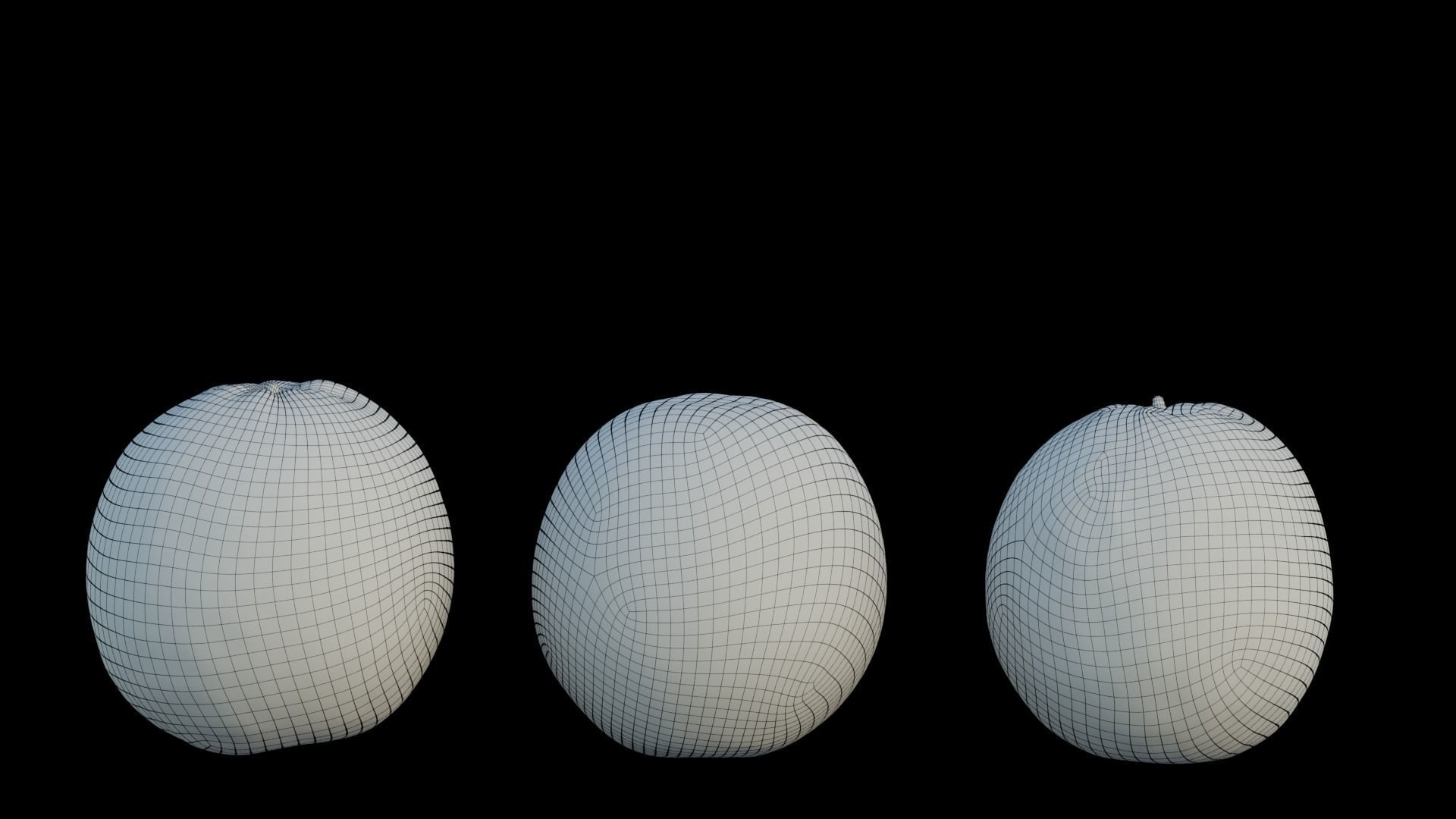 oranges orange 3D model_5