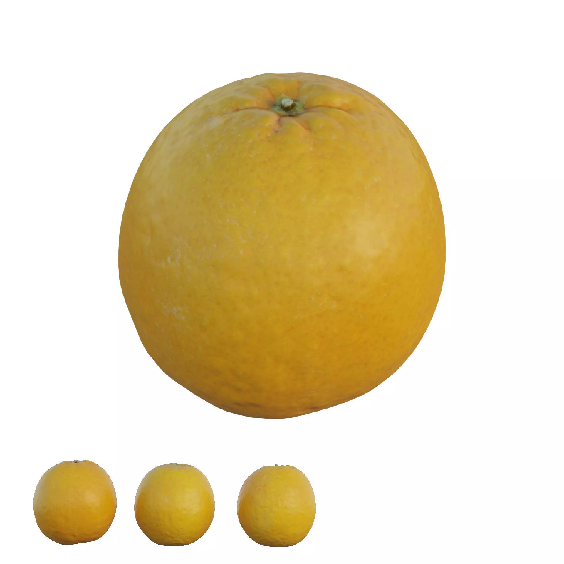 oranges orange 3D model_0