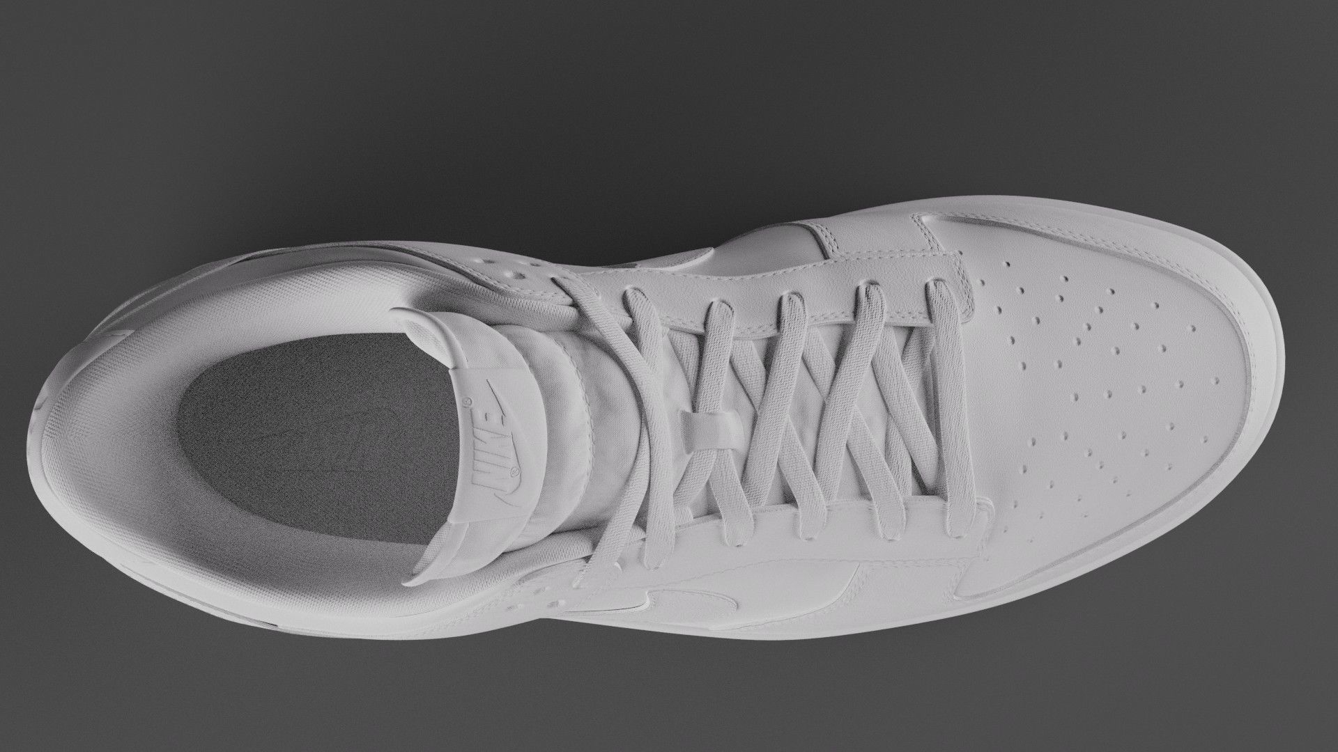 Nike Dunk Low Michigan State  Low-poly 3D model_27