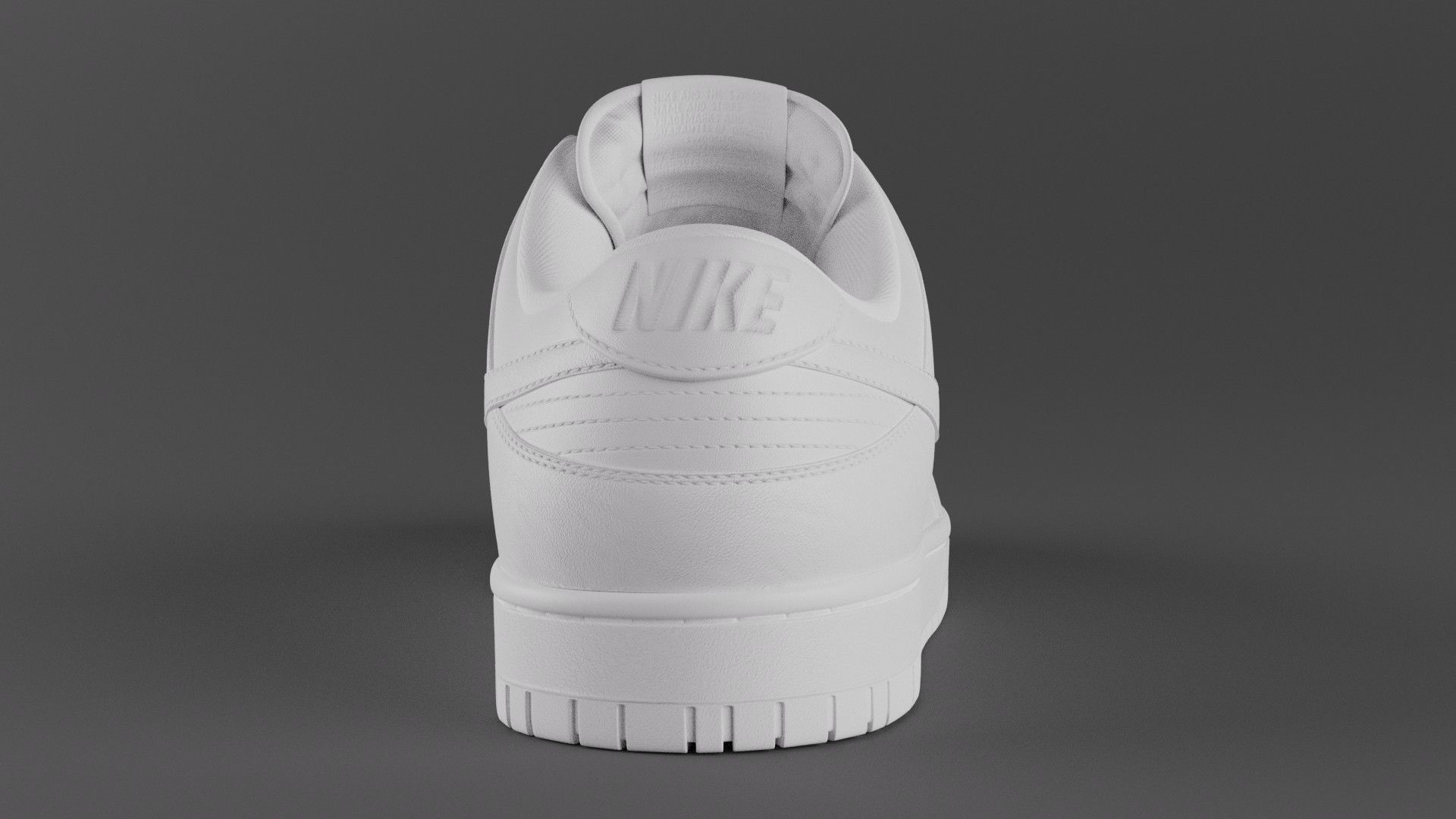 Nike Dunk Low Michigan State  Low-poly 3D model_34