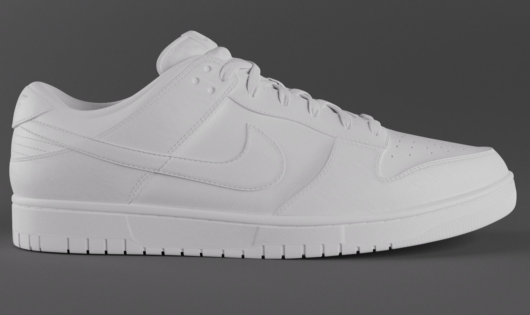 Nike Dunk Low Michigan State  Low-poly 3D model_33
