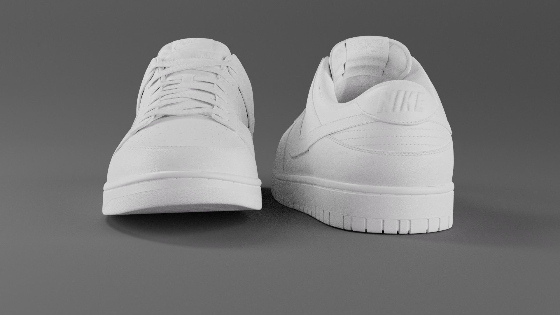 Nike Dunk Low Michigan State  Low-poly 3D model_38