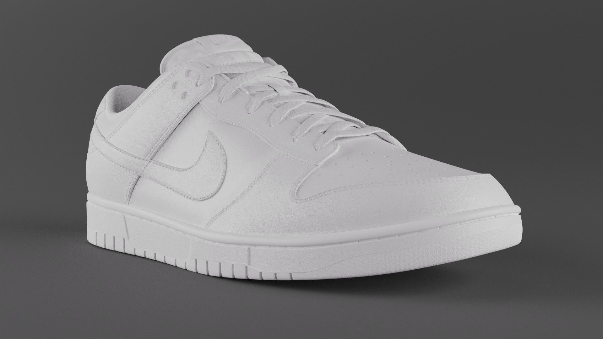 Nike Dunk Low Michigan State  Low-poly 3D model_24