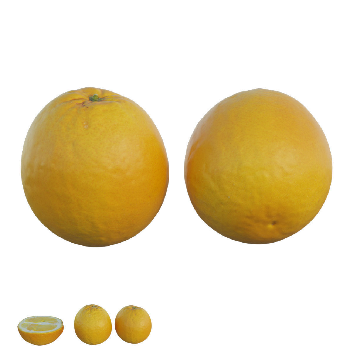 oranges 03 3D model_4