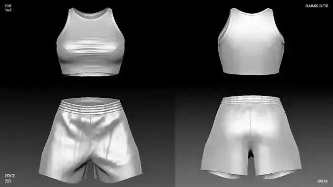 RIGGED PINTEREST-INSPIRED SUMMER OUTFIT FOR SECONDLIFE 