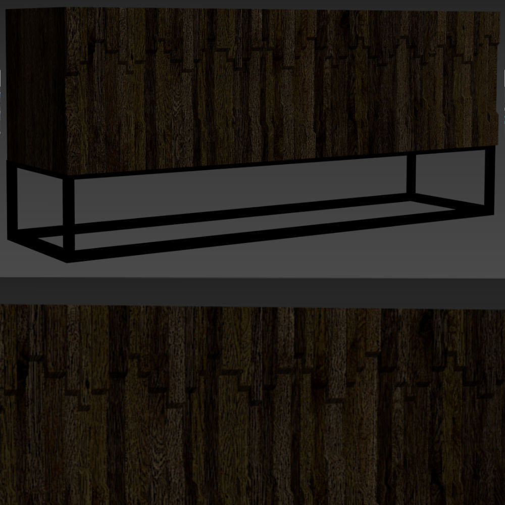 Catherine Buffet PBR 3D model_5