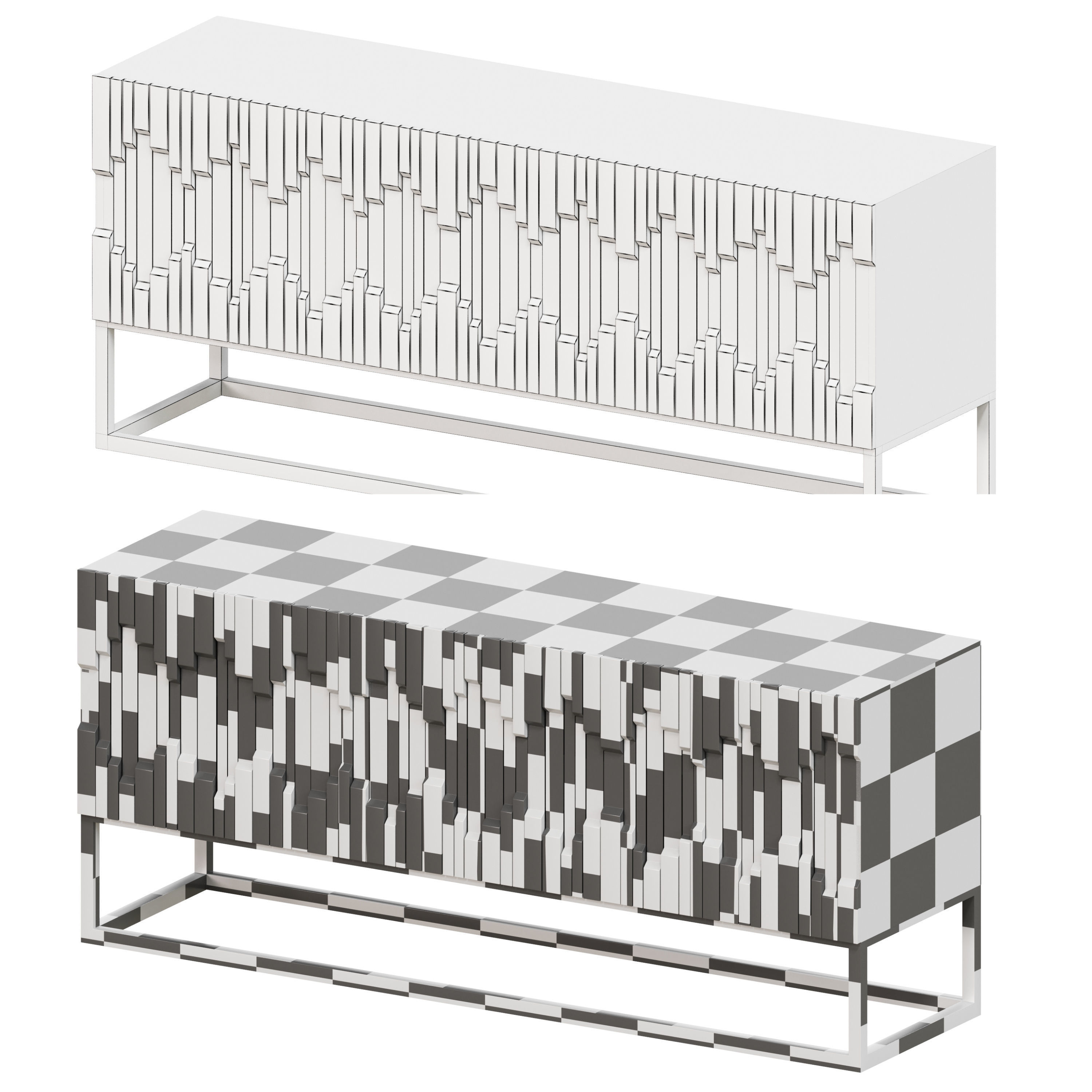 Catherine Buffet PBR 3D model_2