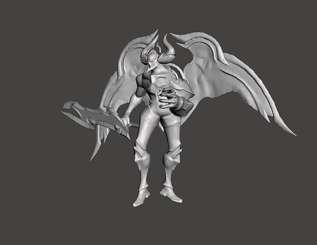 Aatrox Lunar Eclipse 3D Model 3D print model
