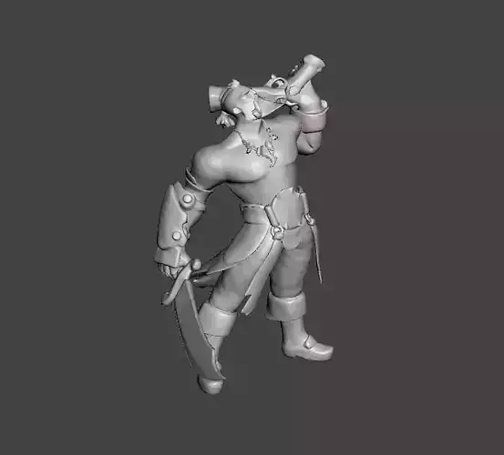 Gangplank The Betrayer 3D Model