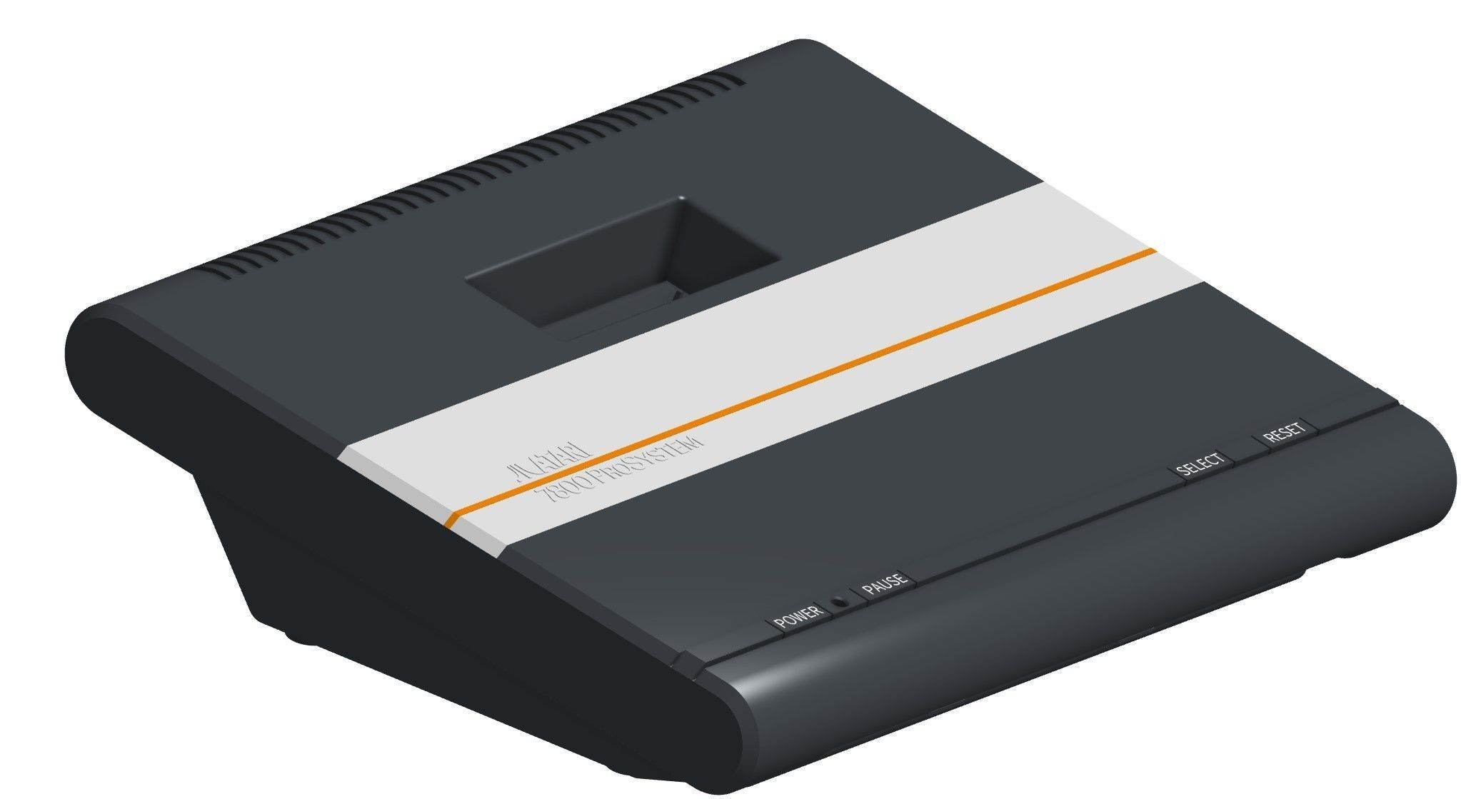 Atari 7800 ProSystem 3D print model_2