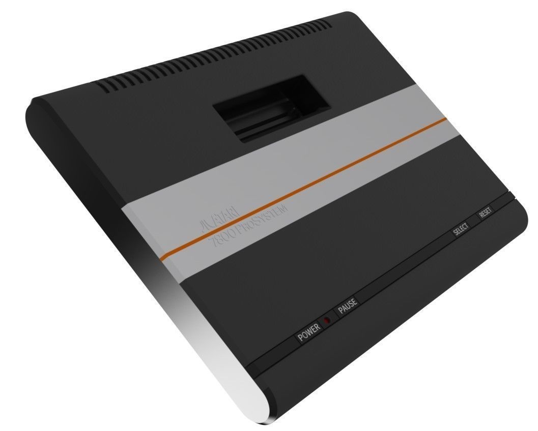 Atari 7800 ProSystem 3D print model_3
