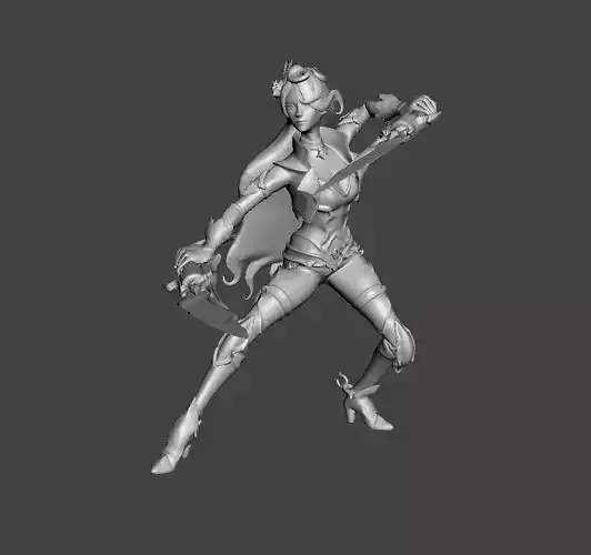 Katarina High noon 3D Model