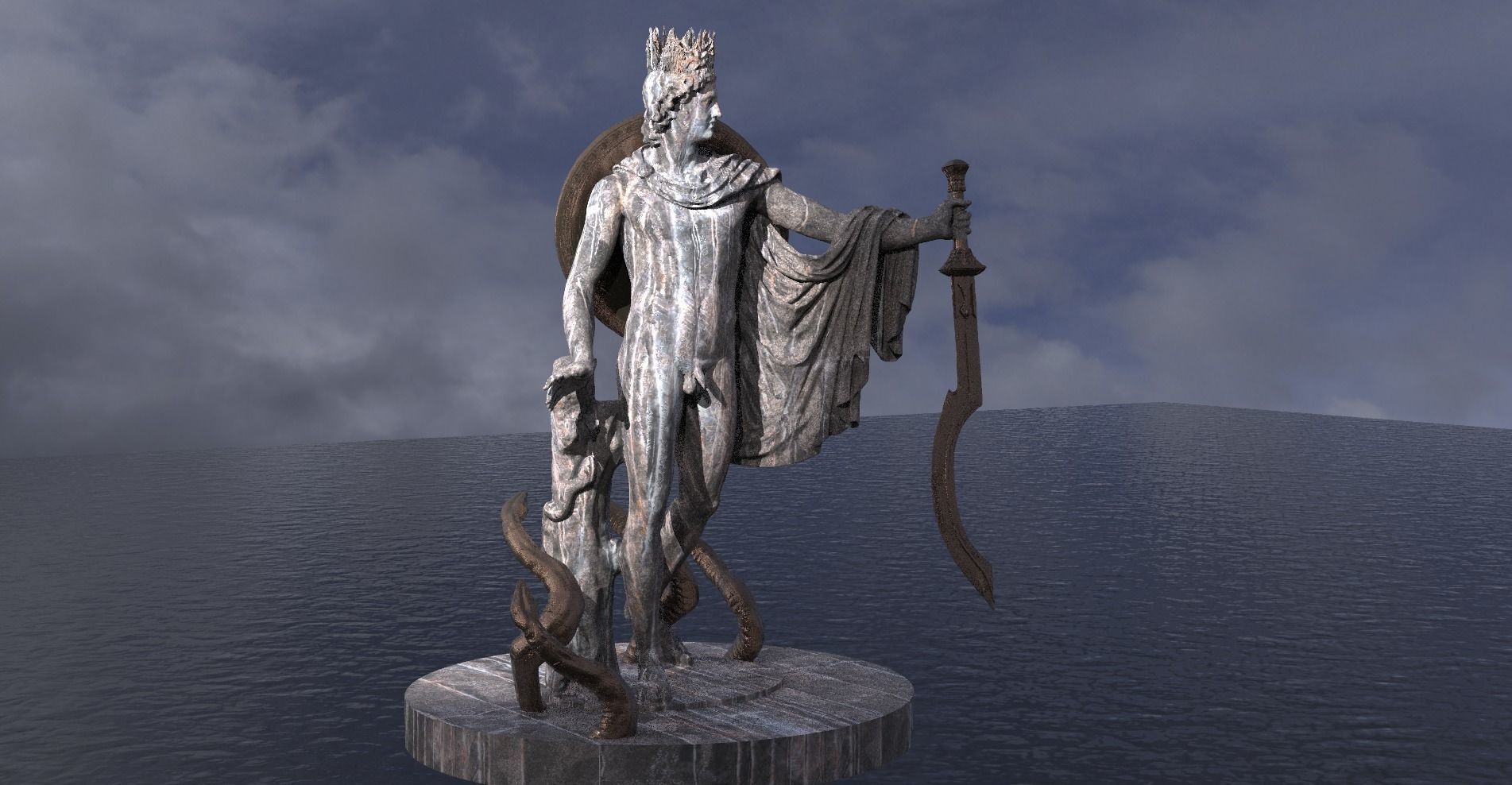 Perseus Hero model Grand 3D 3D model_1