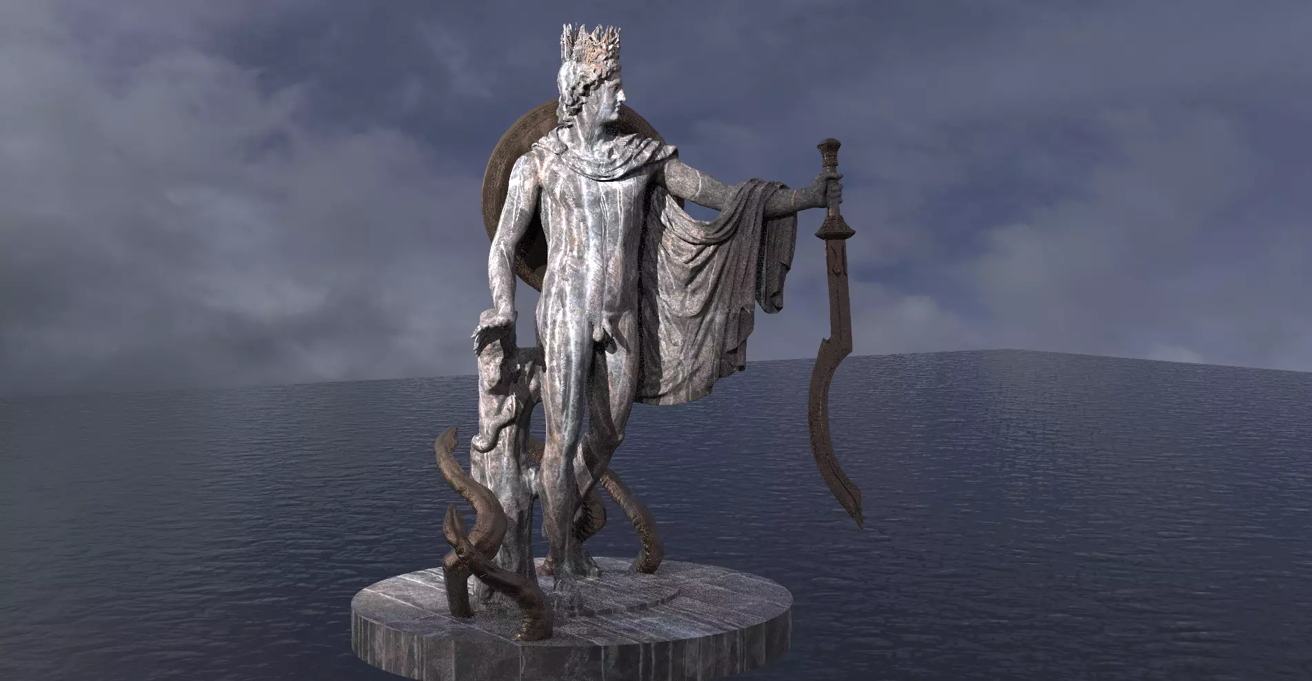 Perseus Hero model Grand 3D 3D model_0