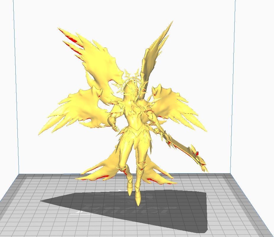 Kayle Sun Eater 3D Model 3D print model_2