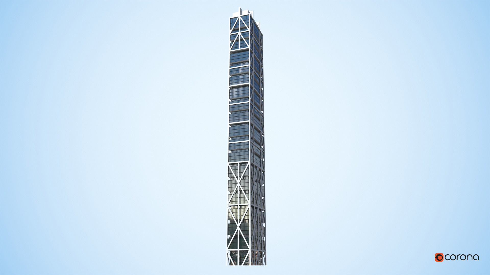 Apartment Building Day and Night Low-poly 3D model_15