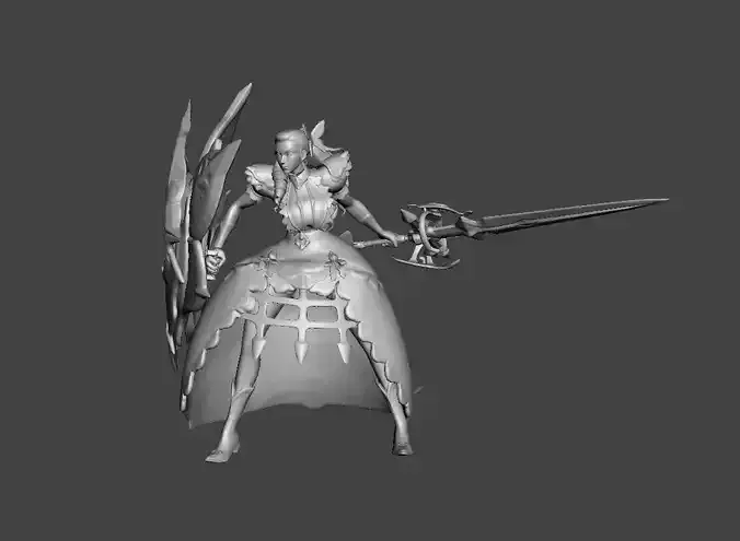 Leona High Noon 3D Model 3D print model