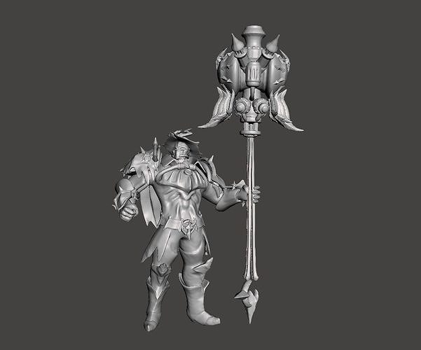 Mordekaiser High Noon 3D Model 3D print model