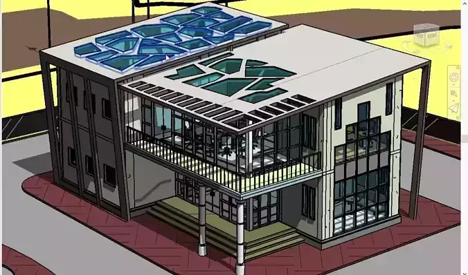 coffee net  compelete revit project 