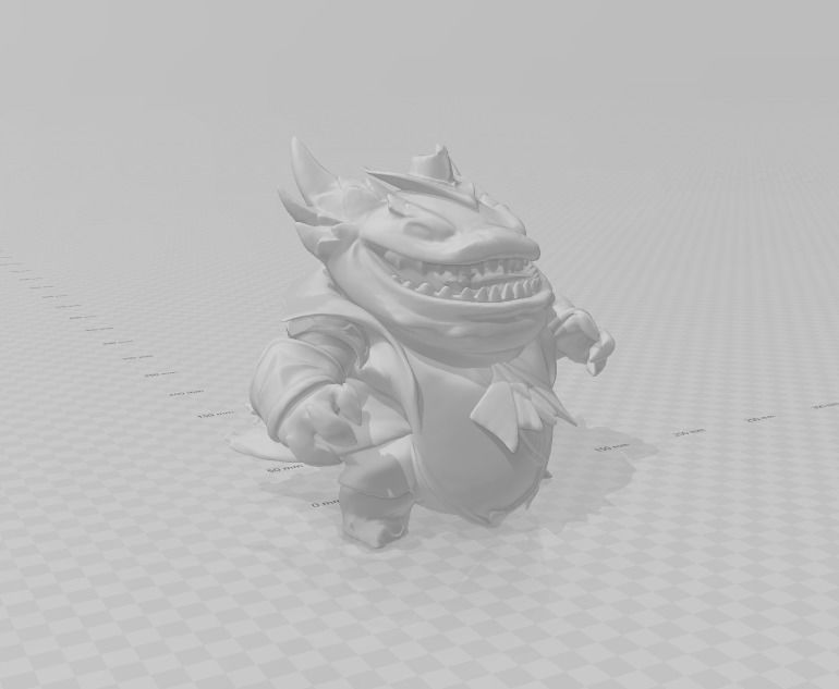 Tahm Kench High Noon 3D Model 3D print model_2