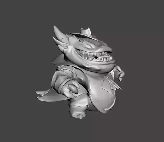 Tahm Kench High Noon 3D Model
