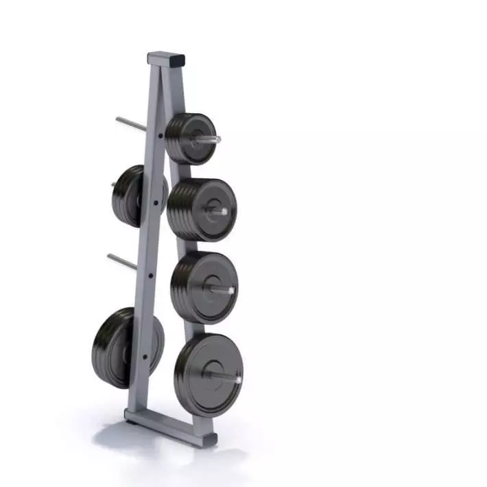 Metal Tiered Weight Stand 3D model
