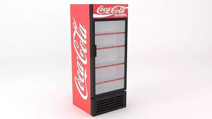 single door coca-cola fridge