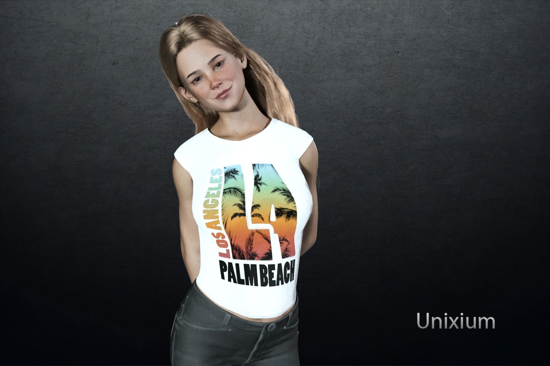 Enora  Low-poly 3D model_11