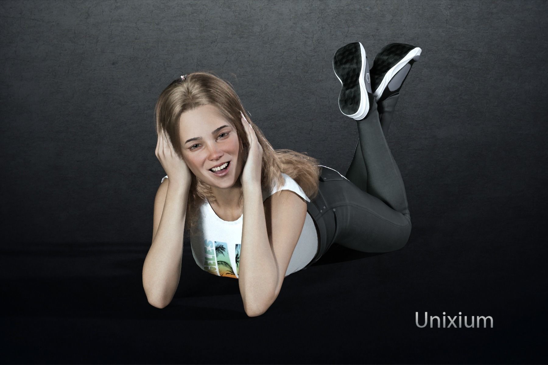 Enora  Low-poly 3D model_10