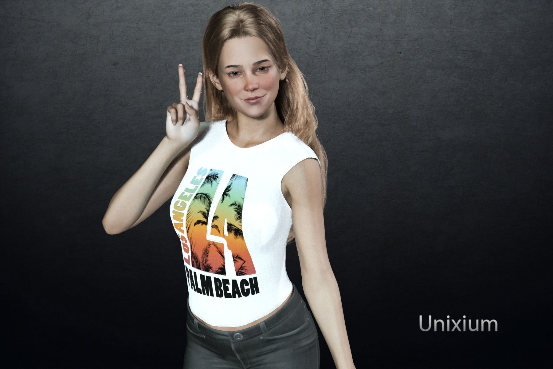 Enora  Low-poly 3D model_15