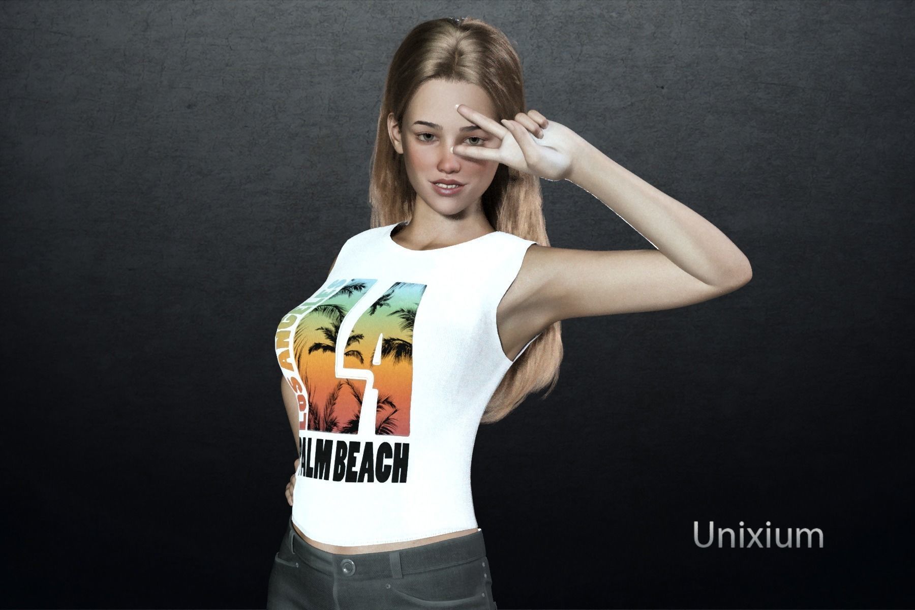 Enora  Low-poly 3D model_6