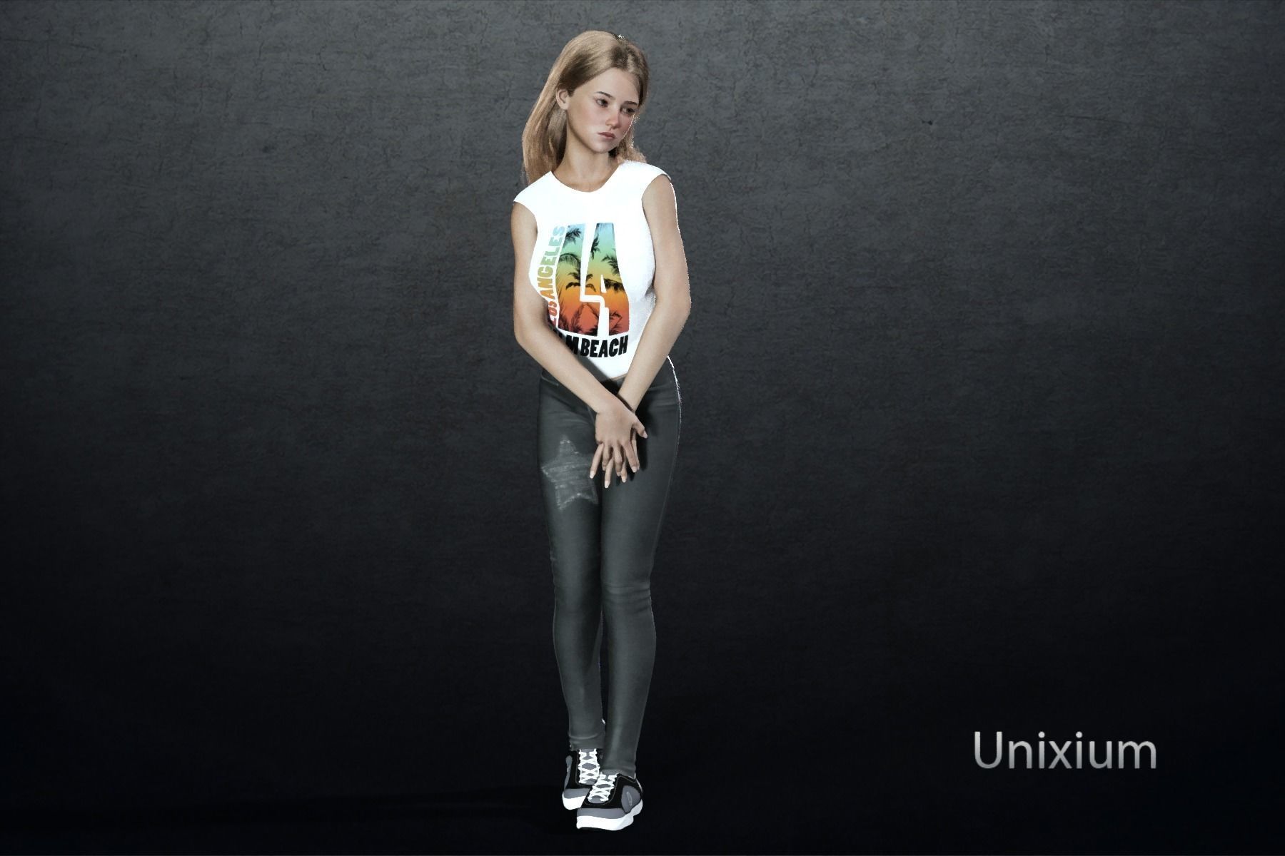 Enora  Low-poly 3D model_12