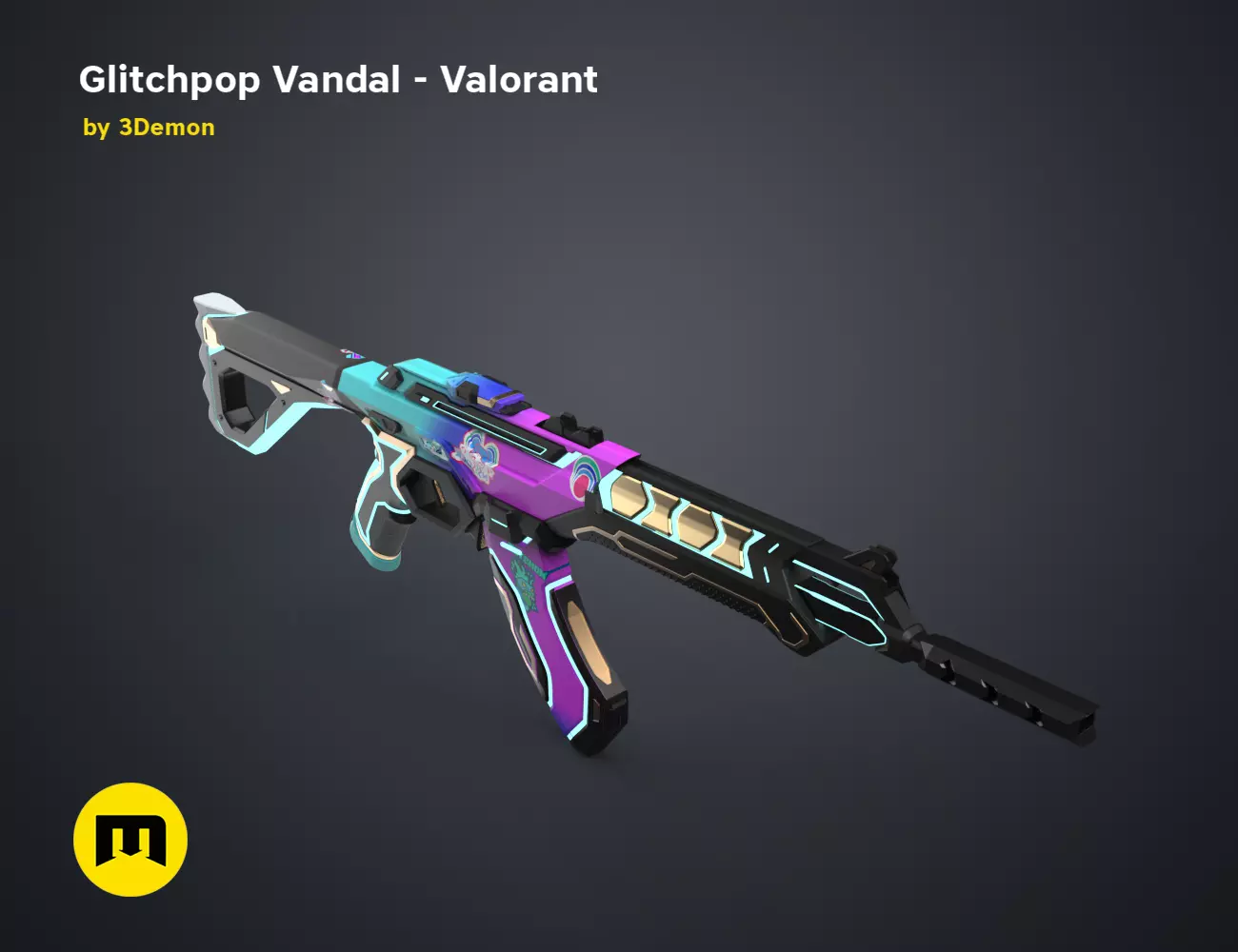 Glitchpop Vandal - Valorant 3D print model