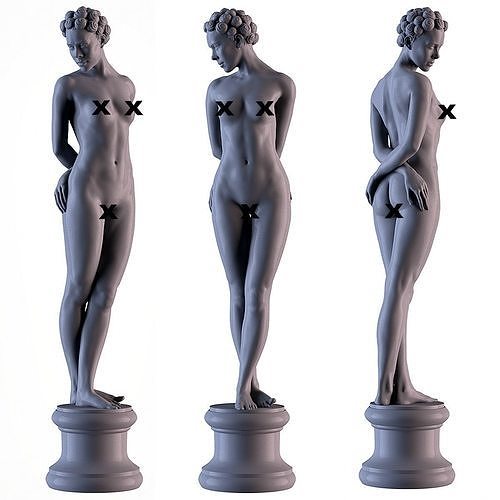 Woman Statue 3D print model