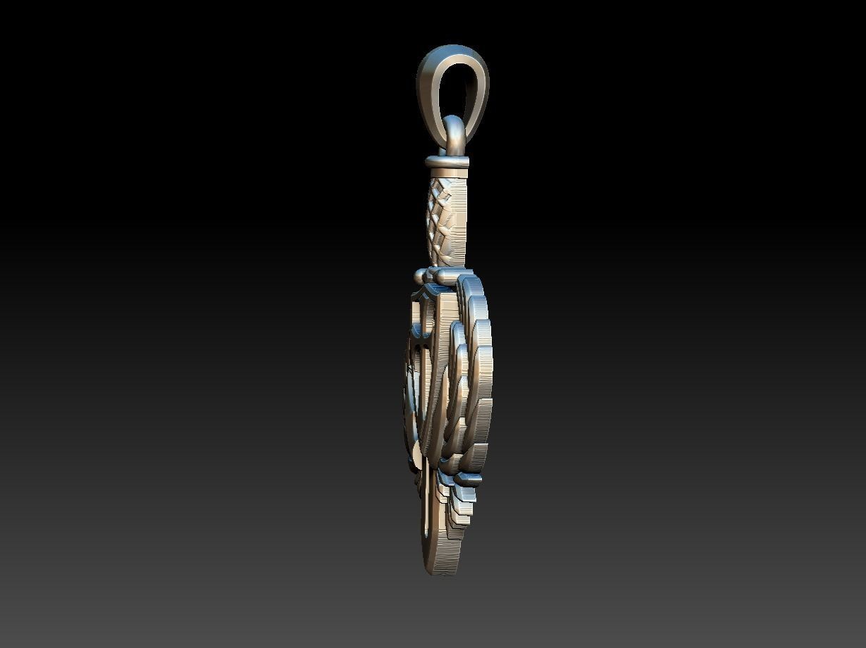 Saint Michael Shield Sword - Sao Miguel 3D print model_10