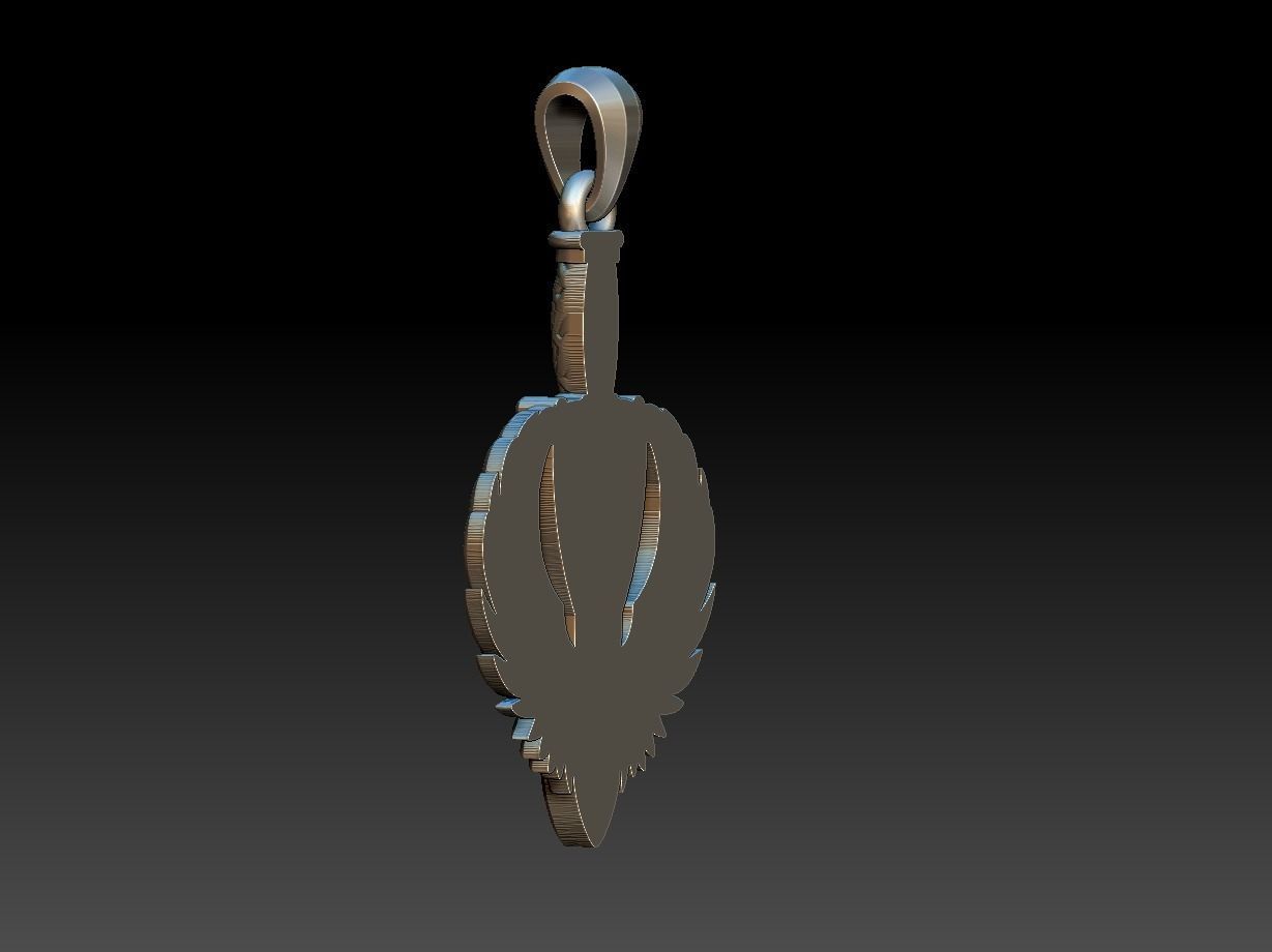 Saint Michael Shield Sword - Sao Miguel 3D print model_8