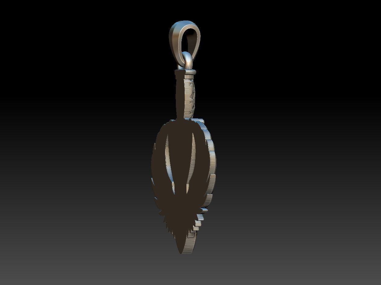 Saint Michael Shield Sword - Sao Miguel 3D print model_6