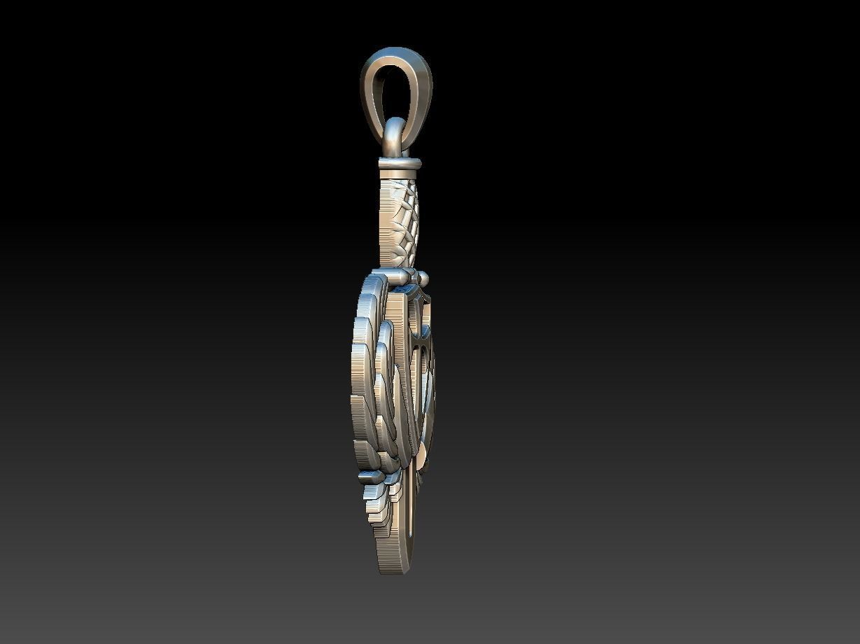 Saint Michael Shield Sword - Sao Miguel 3D print model_4