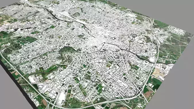 Cityscape Rennes France