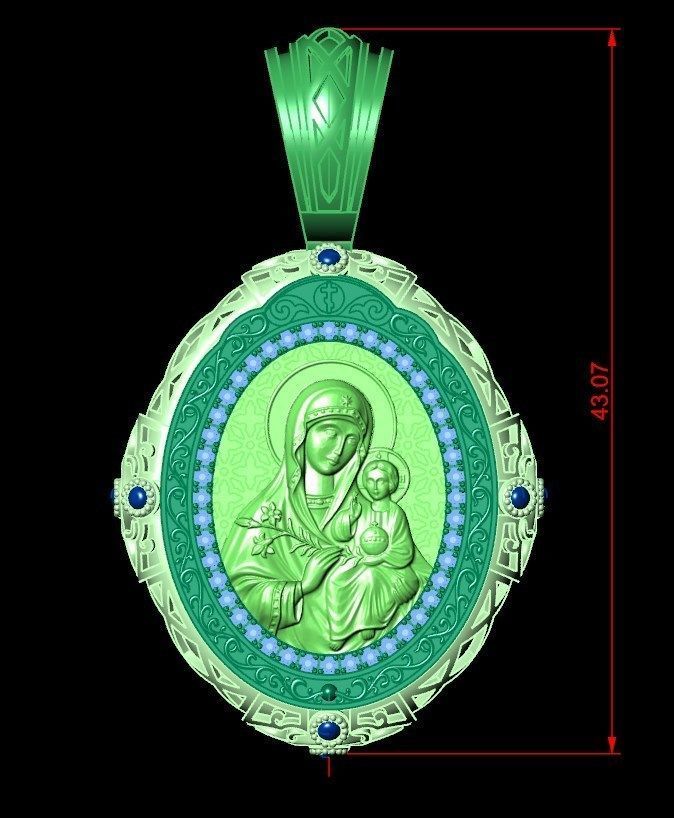 Pendant kt3 3D print model_11