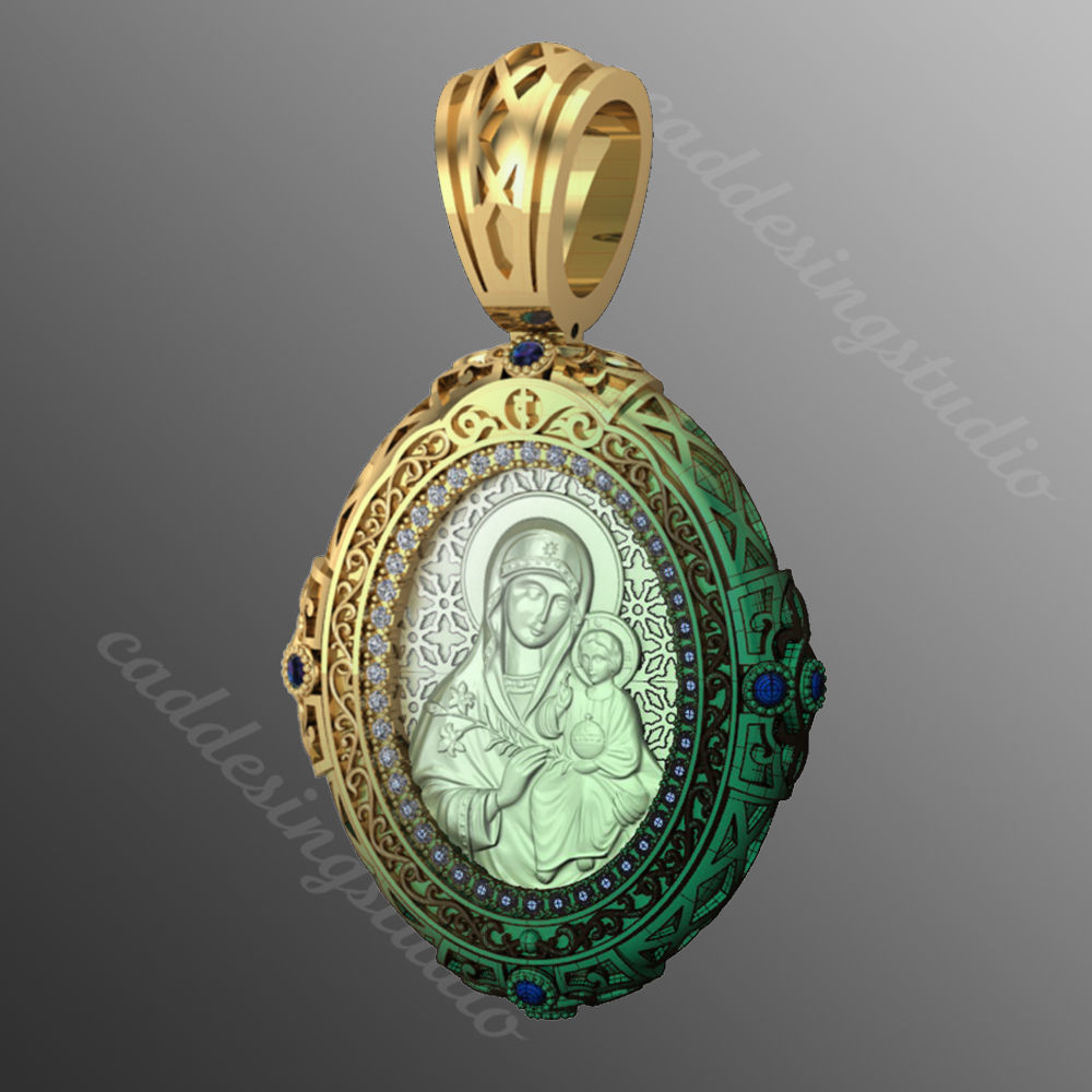 Pendant kt3 3D print model_1