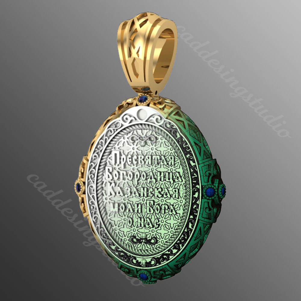Pendant kt3 3D print model_4