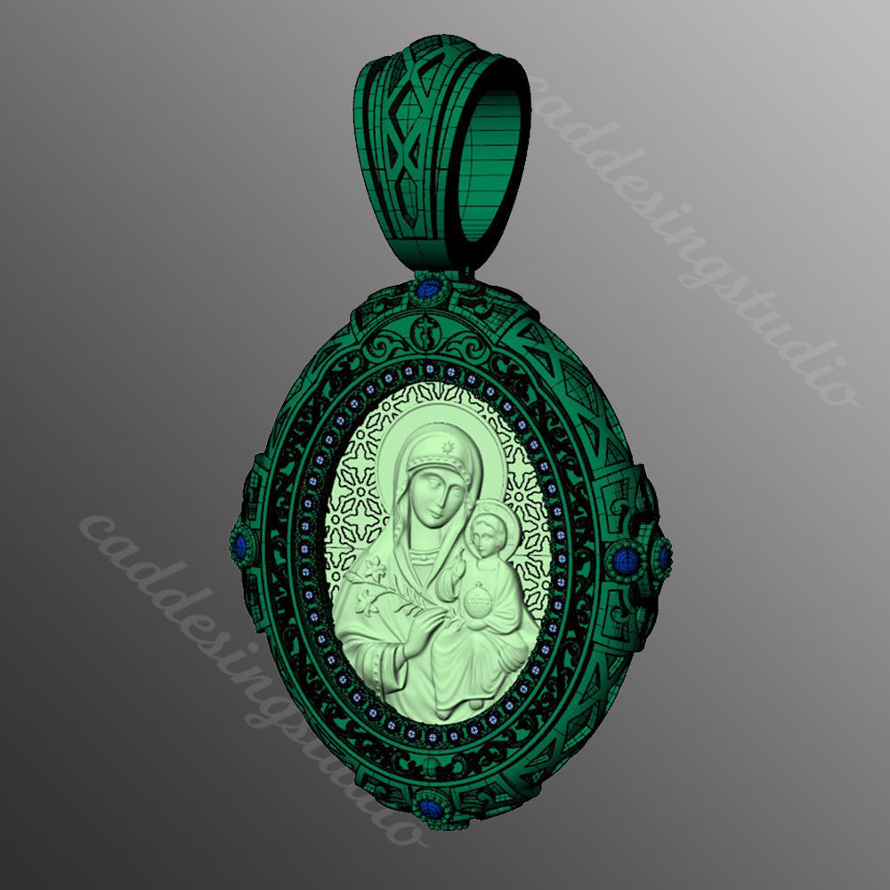 Pendant kt3 3D print model_2
