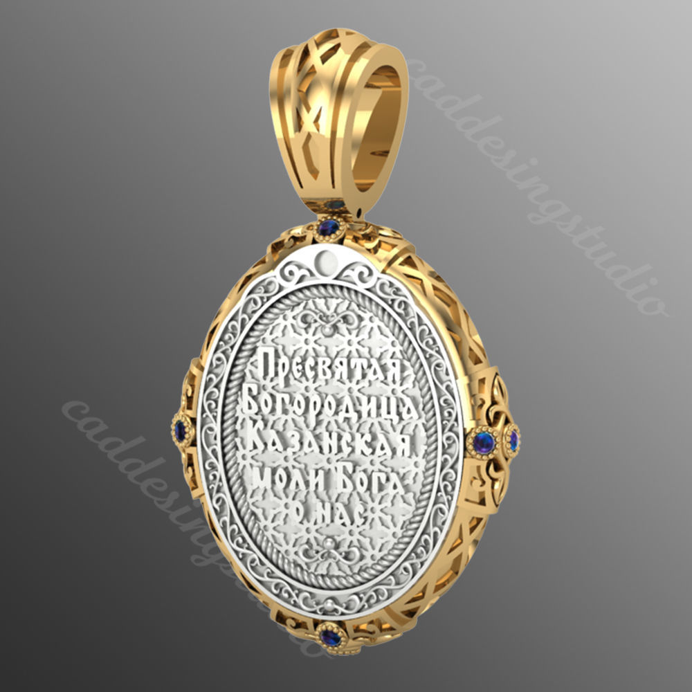 Pendant kt3 3D print model_3