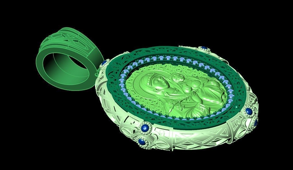 Pendant kt3 3D print model_9