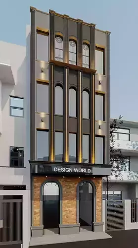 showroom HD textures  fast render exterior